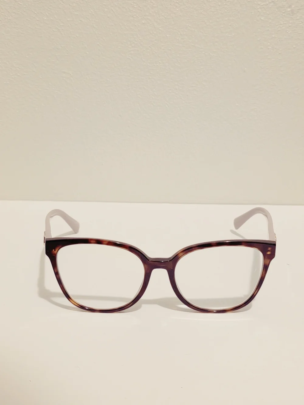 Authentic Valentino VA 3072 5205 Tortoiseshell & Blush Pink Cat-Eye Eyeglasses